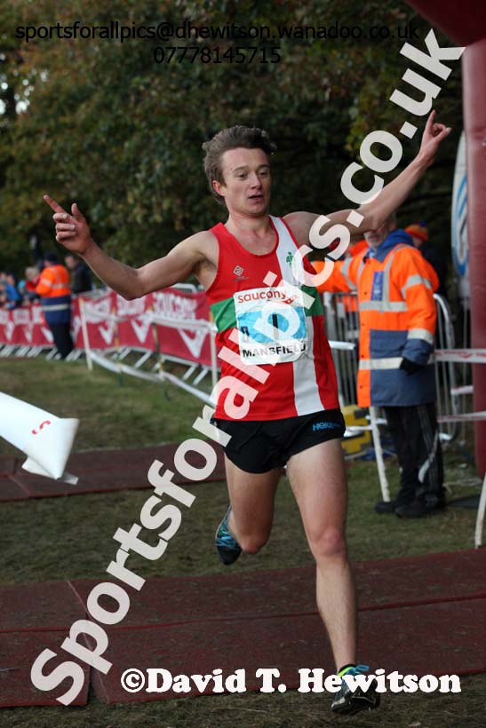 Senior men, 2016 National Cross Country Relays, Berry Hill Park, Mansfield. Photo: David T. Hewitson/Sports for All Pics